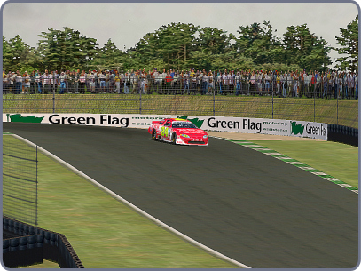 Stevie Hodgson has some fun showing off the Xerox Chevy...